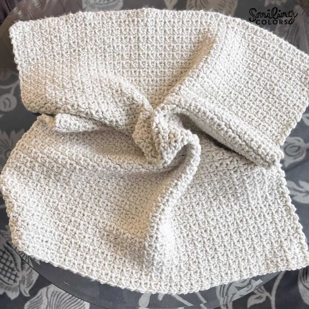 Easy Crochet Chunky Blanket
