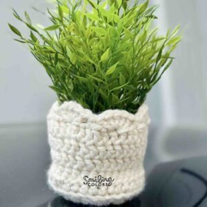 Free Crochet Plant Pot Cover Pattern pdf