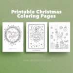 free printable christmas coloring pages
