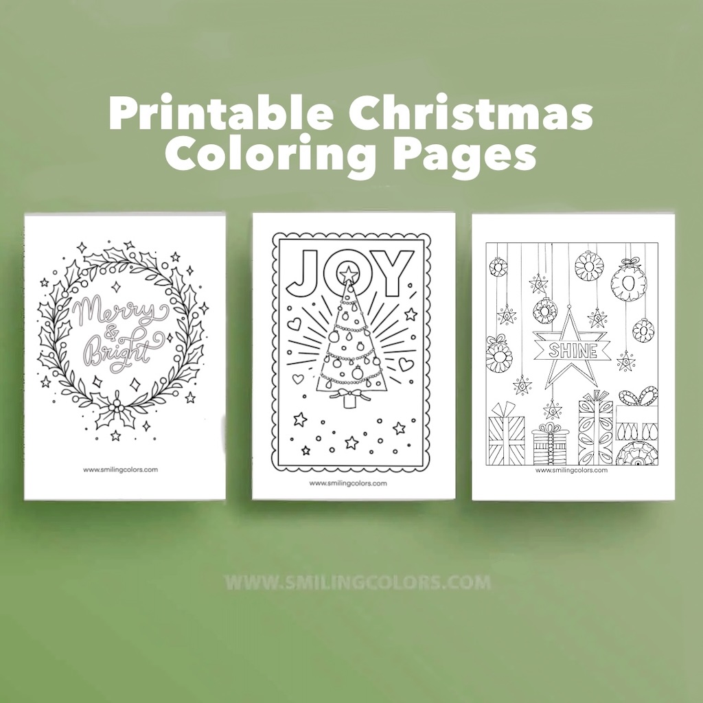 free printable christmas coloring pages