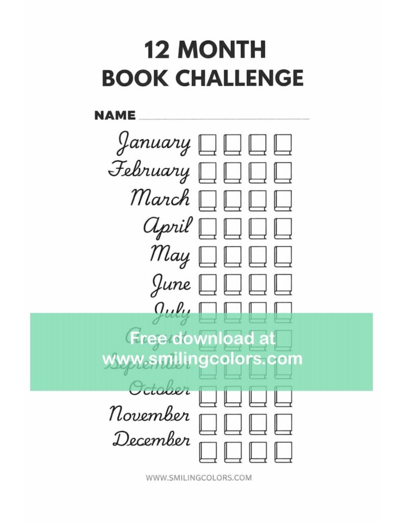 12 month book challenge 