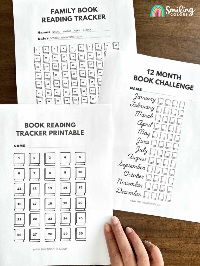free printable reading tracker