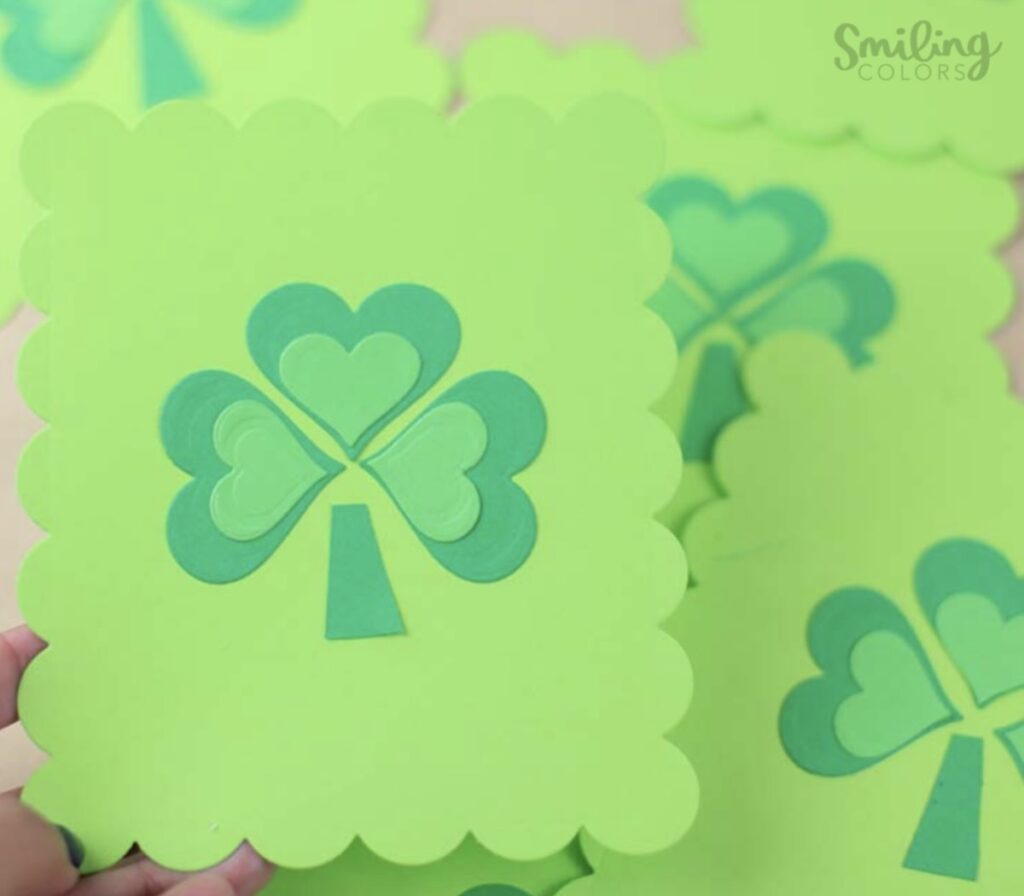 shamrock paper craft
