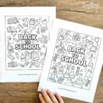 back to school coloring pages