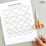 valentine hearts printable