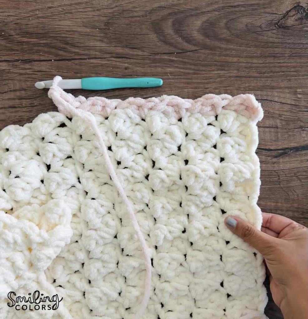 Simple Crochet Baby Blanket 4