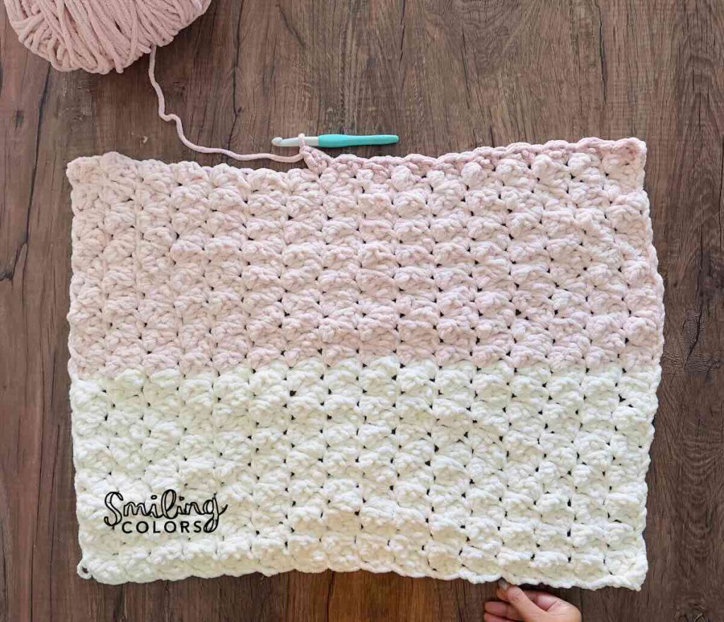 Simple Crochet Baby Blanket 5