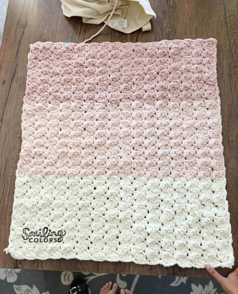 Simple Crochet Baby Blanket 6