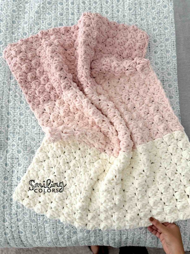 Simple Crochet Baby Blanket 7