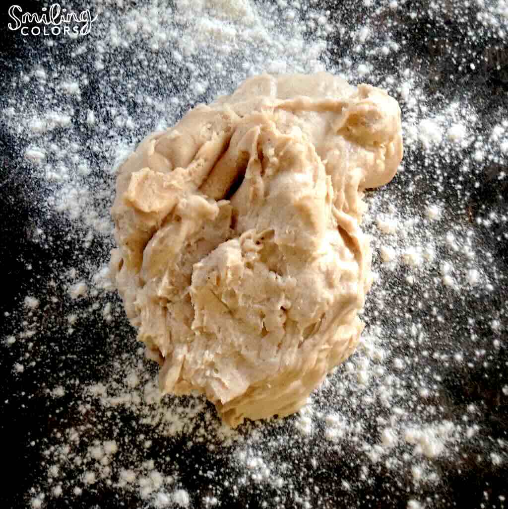 Cinnamon playdough recipe step by step