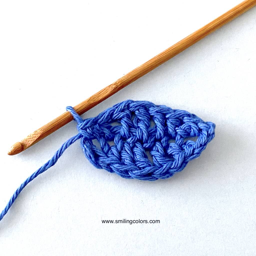 Free Crochet Leaf Pattern