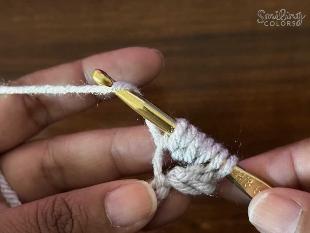 How To Crochet The Puff Stitch 5