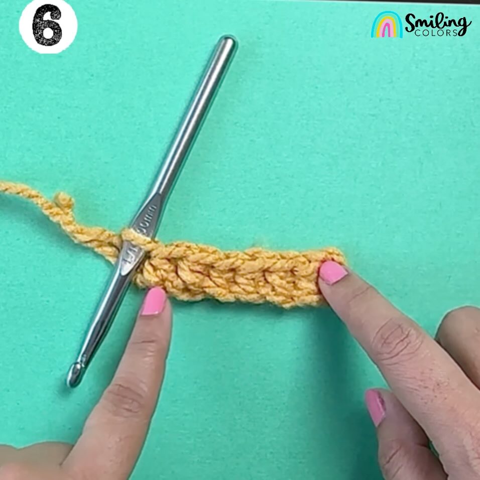 How To Half Double Crochet (hdc) step by step