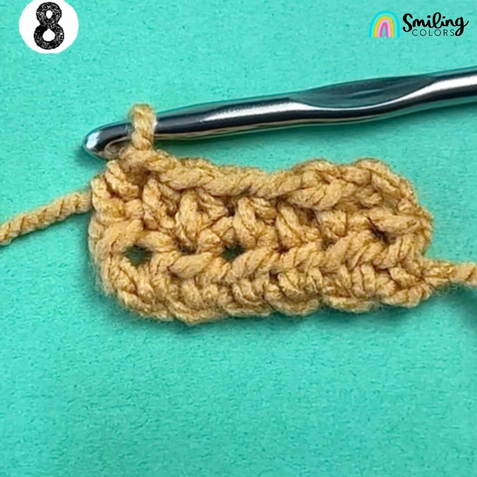 how to half double crochet