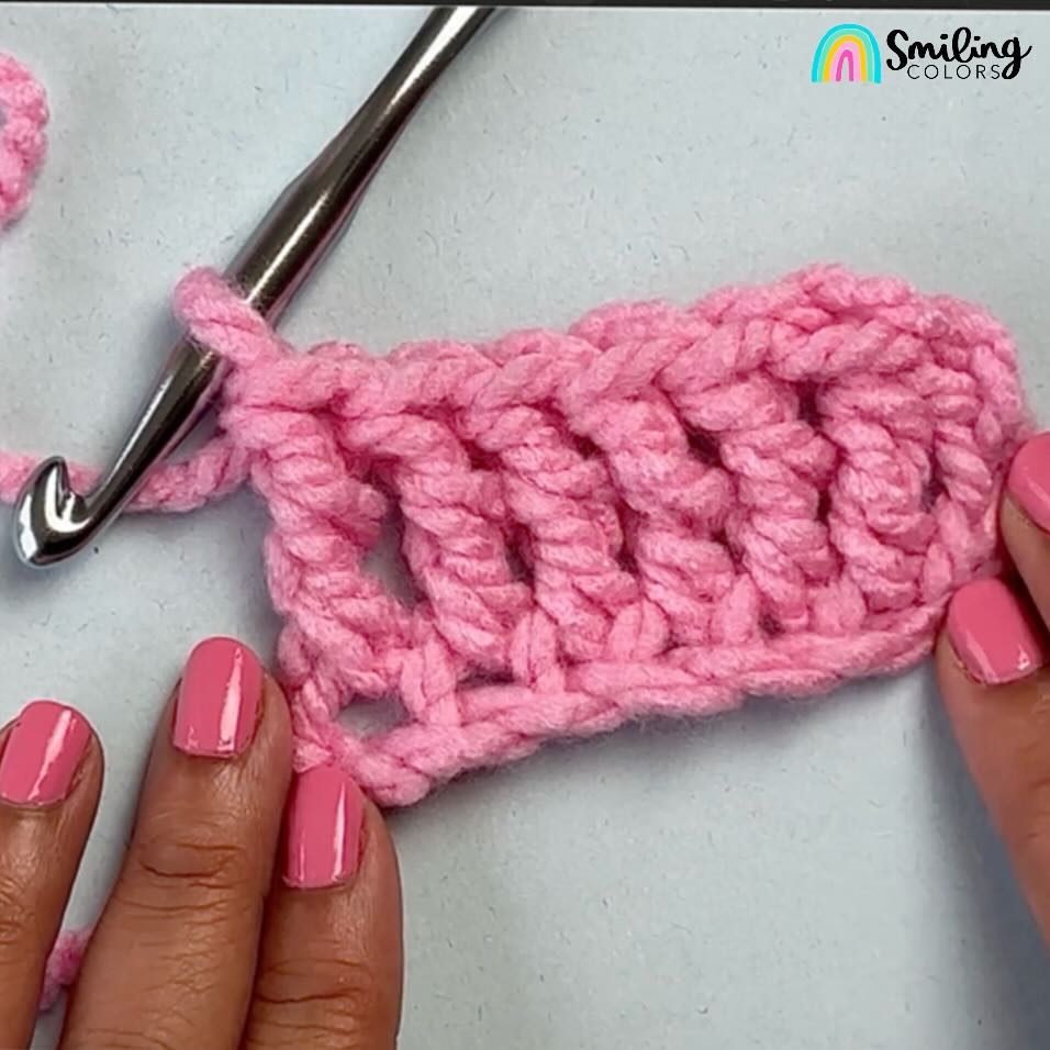 how to treble crochet step by step