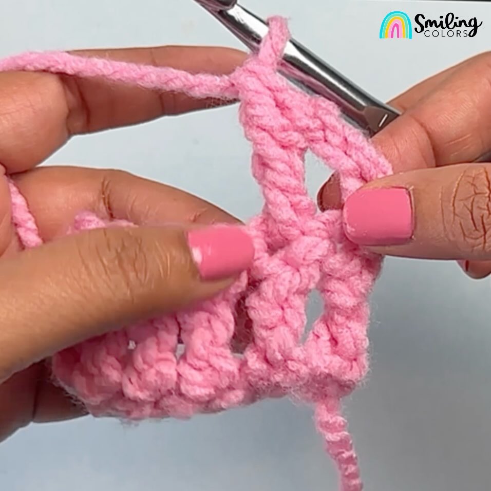 how to treble crochet step by step