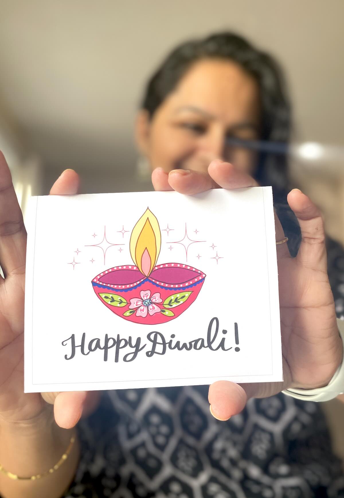 smitha happy diwali card printable