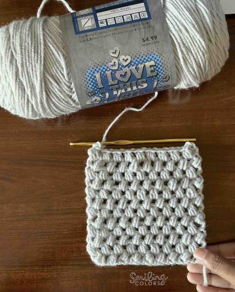How To Crochet The Puff Stitch step by step