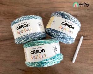 crochet square blanket pattern caron sugar cakes yarn